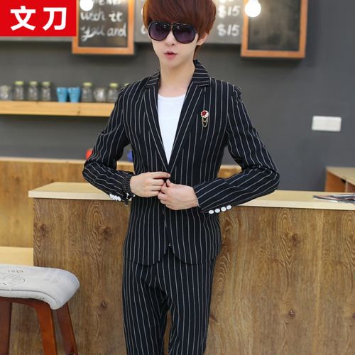 Costume homme Fibre de polyester fibres viscose rayonne pour automne - Ref 1578612