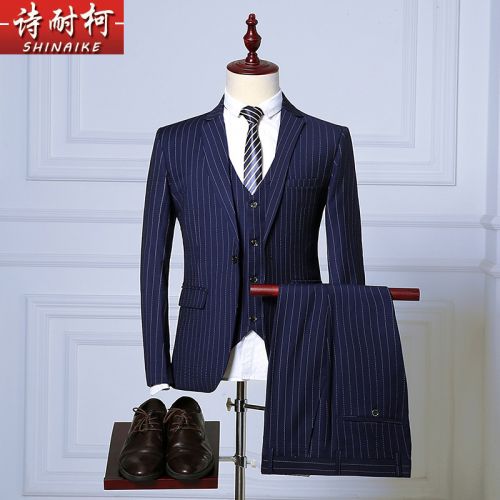 Costume homme de fibres viscose polyester, rayonne 29.7 pour Quatre saisons - Ref 1578624