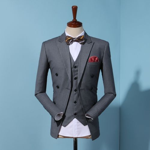 Costume homme en polyester pour printemps - Ref 1578632