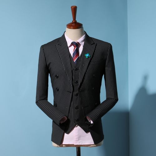 Costume homme en polyester pour printemps - Ref 1578636