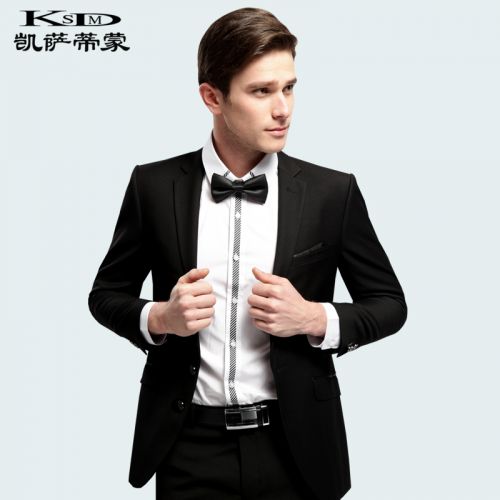 Costume homme fibres de polyester nouveau viscose rayonne pour automne - Ref 1579039