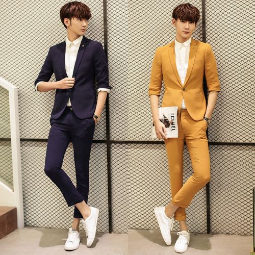 Costume homme en chanvre pour été - Ref 1579088