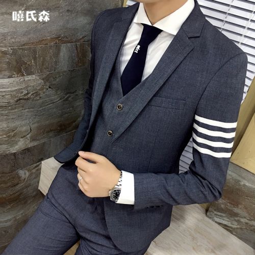 Costume homme en coton pour automne - Ref 1579134