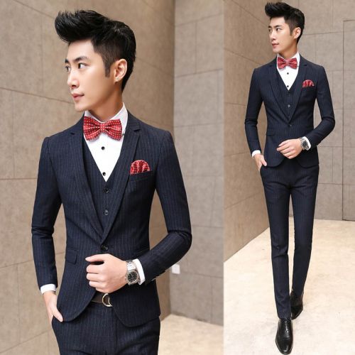 Costume homme en coton pour printemps - Ref 1579153