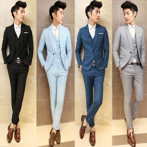 Costume homme en polyester pour printemps - Ref 1579154