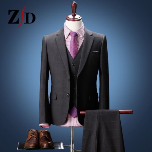 Costume homme Fibre de polyester fibres viscose rayonne pour Quatre saisons - Ref 1579660