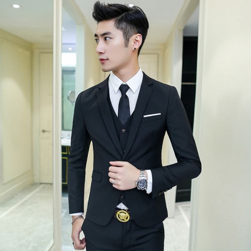Costume homme en polyester pour printemps - Ref 1579678