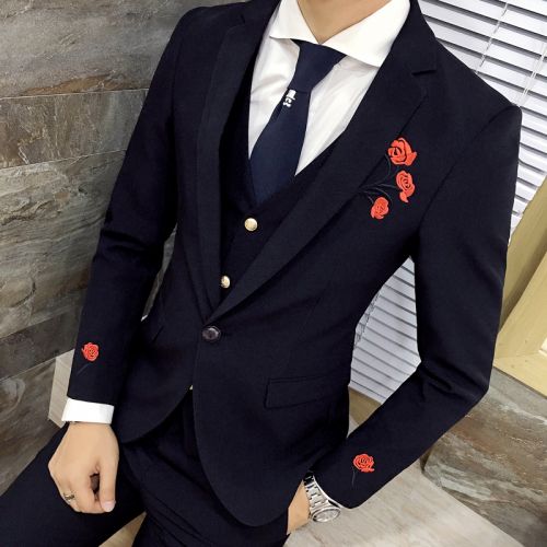 Costume homme fibres de polyester nouveau viscose rayonne pour automne - Ref 1579698