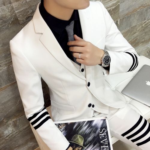 Costume homme fibres de polyester nouveau viscose rayonne pour automne - Ref 1579700