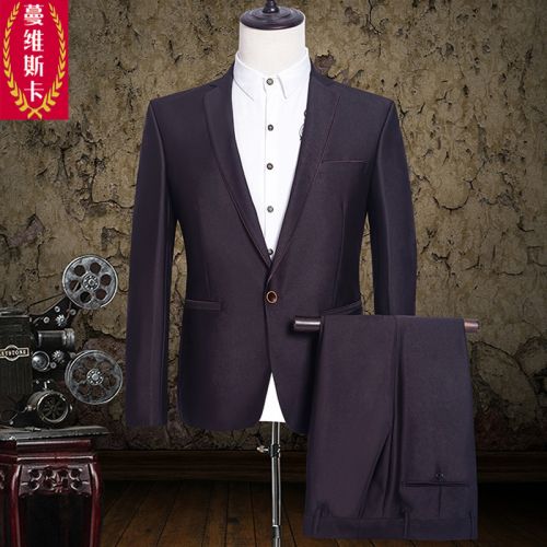 Costume homme MVSKA Polyéthylène téréphtalate PET , des fibres de viscose pour automne - Ref 1579774