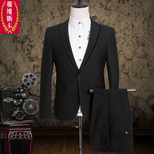 Costume homme MVSKA Polyéthylène téréphtalate PET , des fibres de viscose pour automne - Ref 1579787