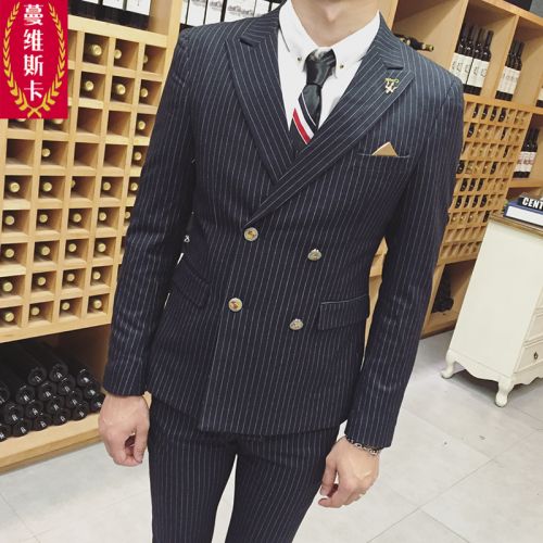 Costume homme MVSKA Polyéthylène téréphtalate PET , des fibres de viscose pour automne - Ref 1579797