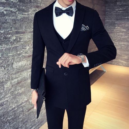 Costume homme en coton pour automne - Ref 1579933