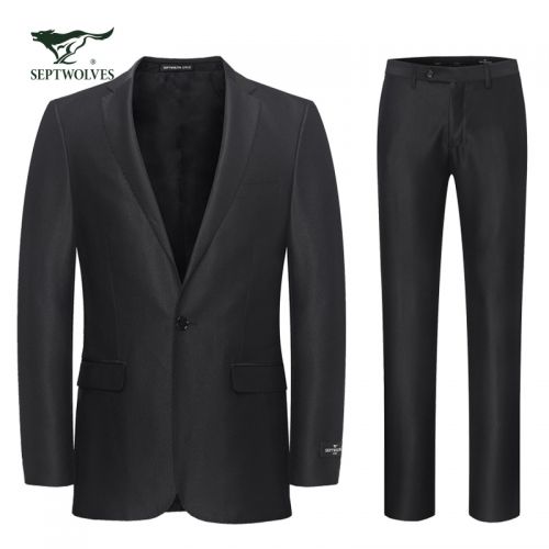 Costume homme SEPTWOLVES de fibres viscose polyester, rayonne pour printemps - Ref 1580031