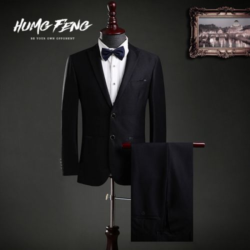 Costume homme HUMG FENG Fibre de polyester fibres viscose rayonne pour automne - Ref 1580169