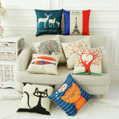 Coussin Manga en lin - Ref 2684455