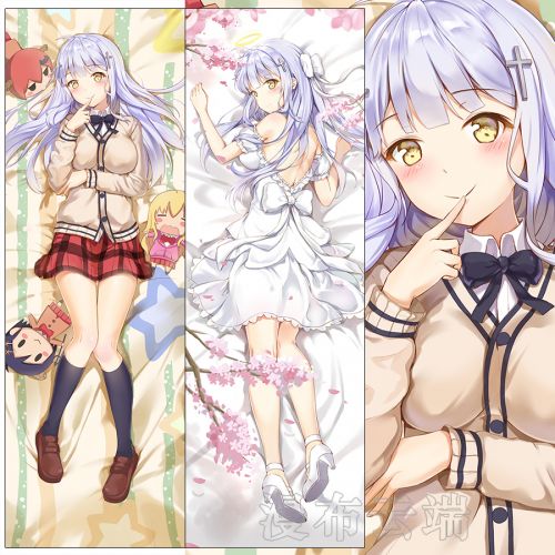 Coussin Manga en peche 2WAY laine peluche tout-polyester - Ref 2684859