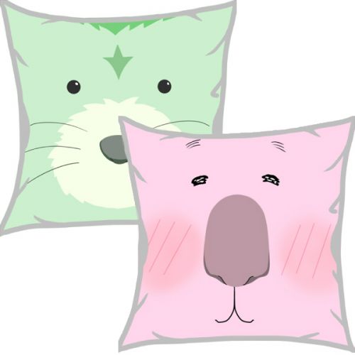 Coussin Manga en peluche - Ref 2685021
