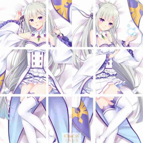 Coussin Manga en 2WAY complet polaire polyester peche naturel - Ref 2690887