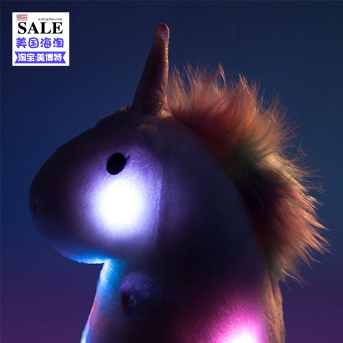Coussin Manga GLOWING UNICORN en peluche - Ref 2691305