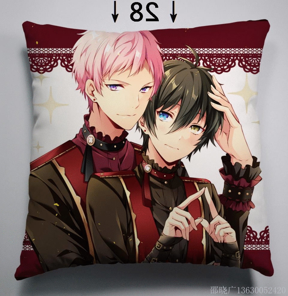 Coussin Manga en Jeanette 2WT velours confortable - Ref 2692142