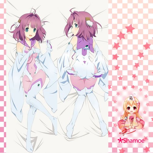 Coussin Manga SHAMOE en 2way lait naturel soie velours peche - Ref 2692726