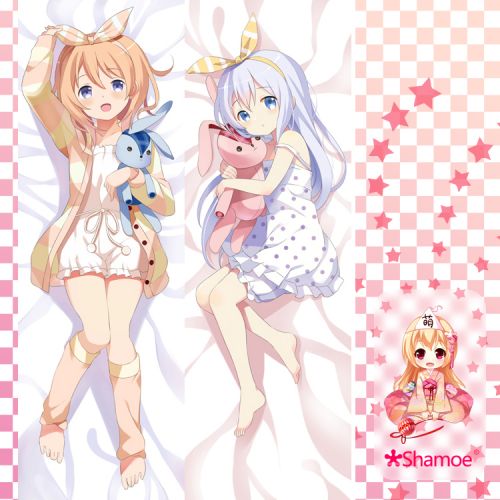 Coussin Manga SHAMOE en 2way lait soie peche peluche - Ref 2692772