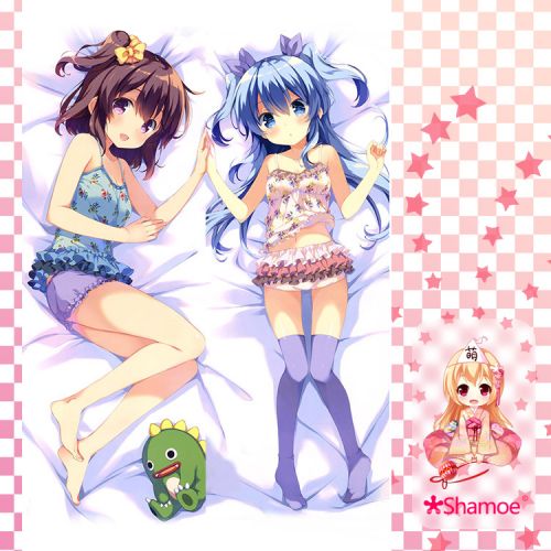 Coussin Manga SHAMOE en 2way lait naturel soie velours peche - Ref 2692847