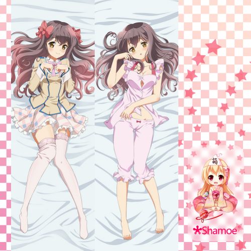 Coussin Manga SHAMOE en 2way lait soie peche peluche - Ref 2692938