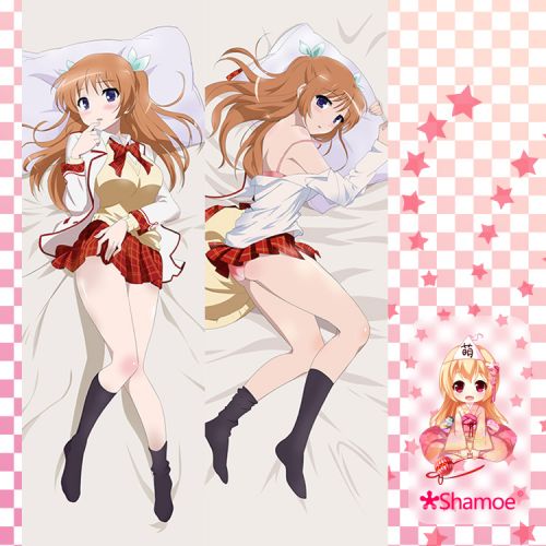 Coussin Manga SHAMOE en 2way lait soie peche peluche - Ref 2693004