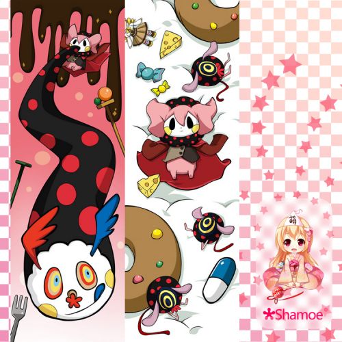 Coussin Manga SHAMOE en 2V lait naturel soie velours peche - Ref 2693240