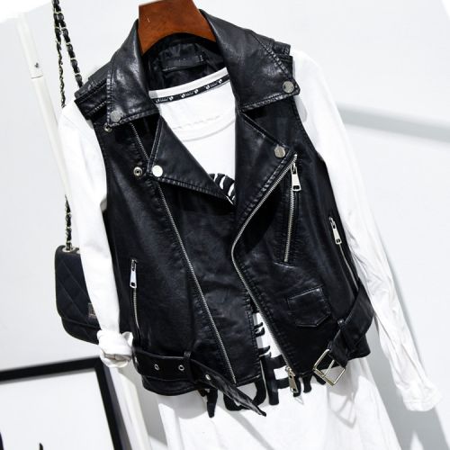 Débardeur hiver femme en Cuir PU - Ref 3175403