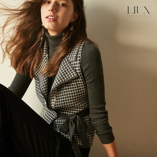 Débardeur hiver femme LIUX en Laine - Ref 3176009
