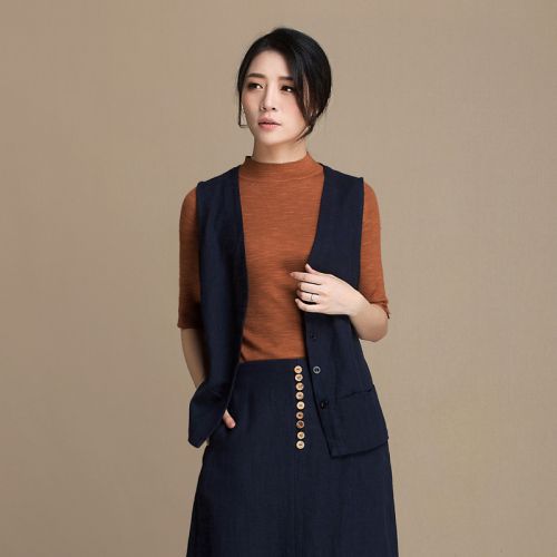 Débardeur hiver femme en Chanvre - Ref 3176043