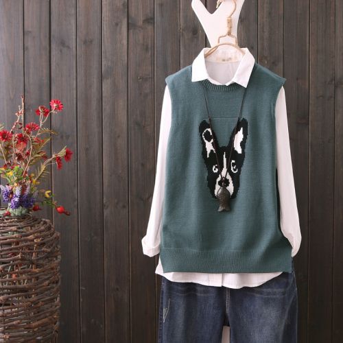 Débardeur hiver femme HAN YUWEN en Acrylique - Ref 3176267