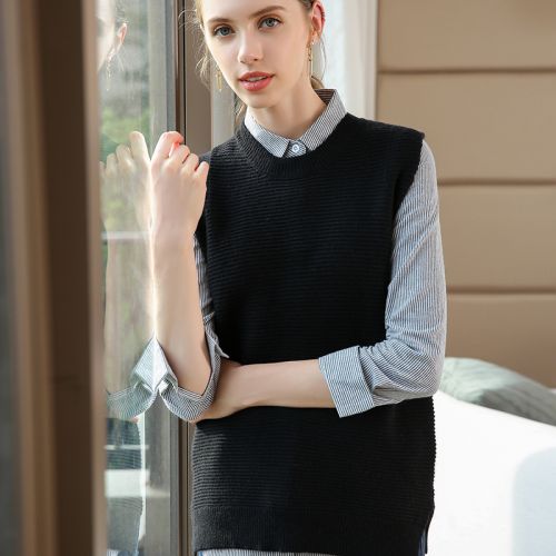 Débardeur hiver femme en Laine - Ref 3176941