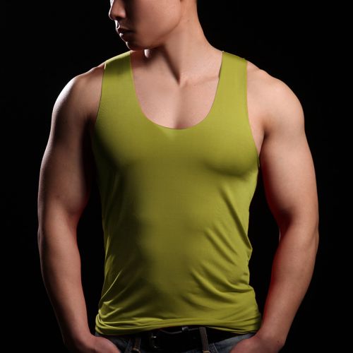 Débardeur homme maillot de corps en nylon pour été - Ref 1581759