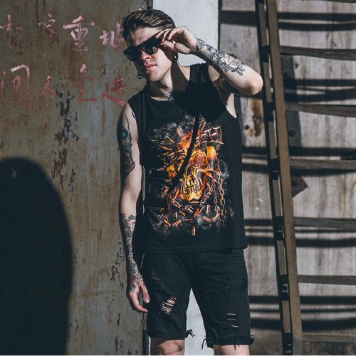 Débardeur homme maillot de corps SIMPLEFAD en Fluid Systems pour été - Ref 1581803