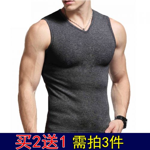 Débardeur homme maillot de corps en coton pour été - Ref 1581806