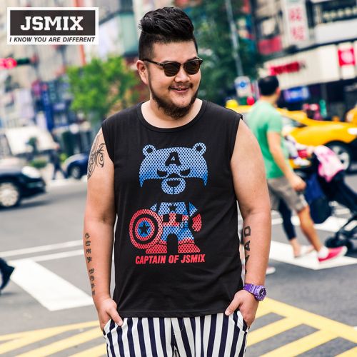 Débardeur homme maillot de corps JSMIX en coton pour printemps - Ref 1581813