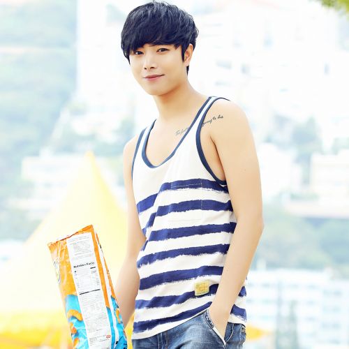 Débardeur homme maillot de corps en coton pour été - Ref 1581830