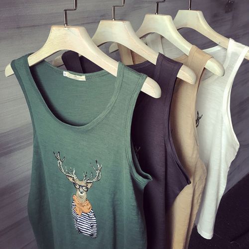 Débardeur homme maillot de corps Coton, fibres polyester pour été - Ref 1581872