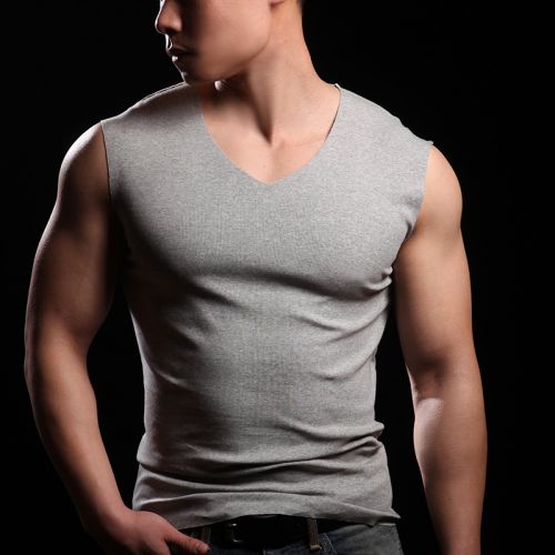 Débardeur homme maillot de corps en coton pour été - Ref 1581920