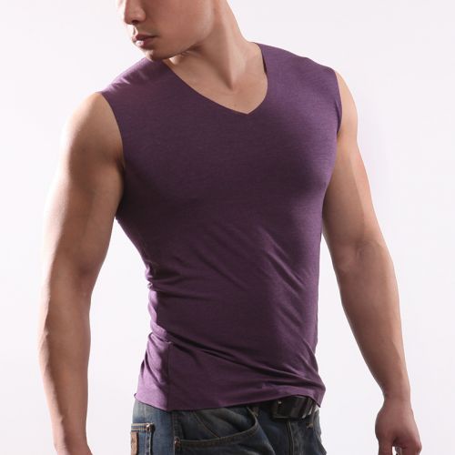 Débardeur homme maillot de corps en coton pour été - Ref 1581929