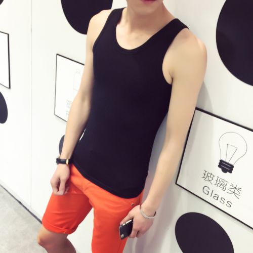 Débardeur homme maillot de corps en coton ammoniac pour été - Ref 1581942