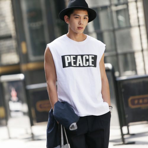 Débardeur homme maillot de corps en coton pour été - Ref 1581949