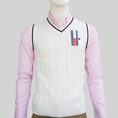 Débardeur homme Woolen gilet en coton pour hiver - Ref 1582026