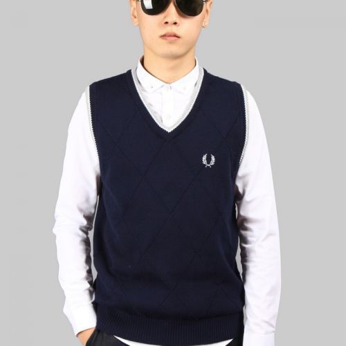 Débardeur homme Woolen gilet en coton pour hiver - Ref 1582027