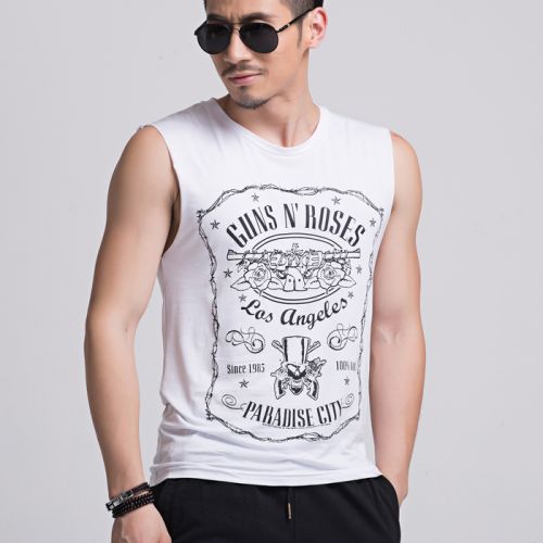 Débardeur homme maillot de corps en coton pour été - Ref 1582029