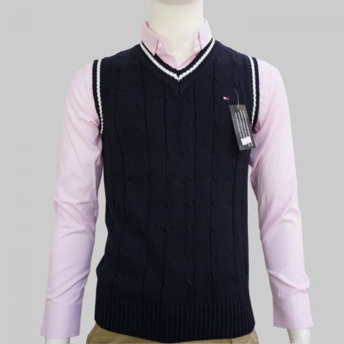 Débardeur homme Woolen gilet en coton pour hiver - Ref 1582035